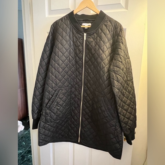 Zella Longline Quilted Bomber Jacket - Picture 7 of 12